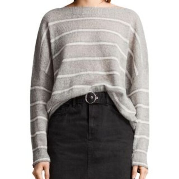 All Saints Misty Striped Sweater - Picture 1 of 11